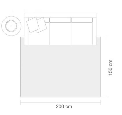 Imagem de Tapete Grande Para Sala e Quarto Retangular 2,00 X 1,50