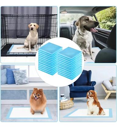 Imagem de Tapete Higienico Absorvente Slim Pequeno Pet Cães Filhote 60x40 50 Unidades