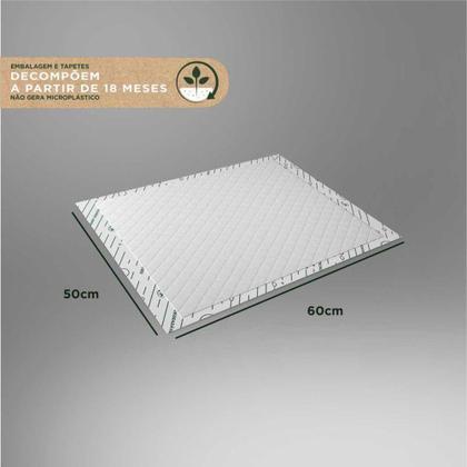 Imagem de Tapete Higiênico Biodegrável Biosec Eco 60x55cm Com 30 Unidades