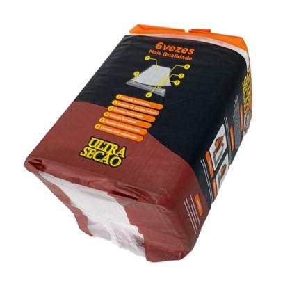 Imagem de Tapete Higiênico Fralda 80x60cm 30Un Ultra Secão Slim Carvão