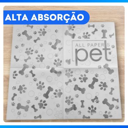 Imagem de Tapete Higiênico Jornal Pet Atóxico e Biodegradável Pacote Com 60 Unidades
