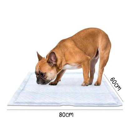 Imagem de Tapete Higiênico Para Cachorro Cães Pet Super Tapetão 80x60 Com 30 Un.