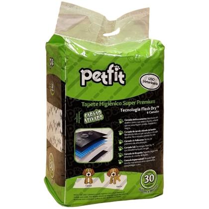 Imagem de Tapete Higiênico Pet Para Cães Com Carvão Ativado de Bambu 60x80 cm Super Absorvente Premium Descartável