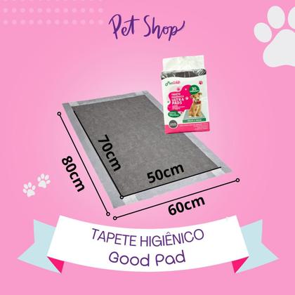 Imagem de Tapete Higiênico Sanitário Ultra Pads Profissional Absorção para cães 80x60