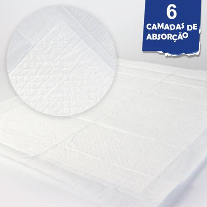 Imagem de Tapete Higiênico Slim Pees para Cães Premium 50 Unidades 50x60 cm Alta Absorção