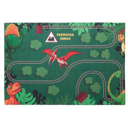 Imagem de Tapete Infantil Antiderrapante Super Macio 70x100 Joy Dinos Cód. 1154