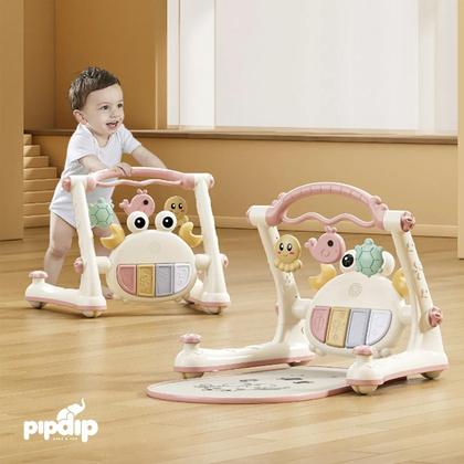 Imagem de Tapete Infantil de Atividades Musical Menino Menina Quarto Brilha no Escuro Premium PipDip
