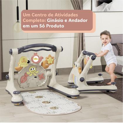 Imagem de Tapete Infantil de Atividades Musical Menino Menina Quarto Brilha no Escuro Premium PipDip