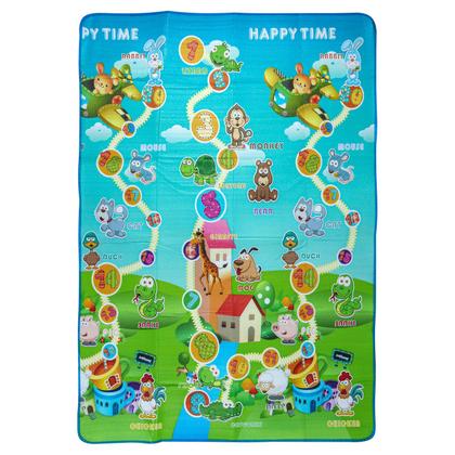 Imagem de Tapete Infantil Grande Para Bebês Crianças 180x120cm Tatame Educativo Dobrável