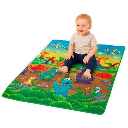 Imagem de Tapete Infantil Grande Para Bebês Crianças 180x120cm Tatame Educativo Dobrável