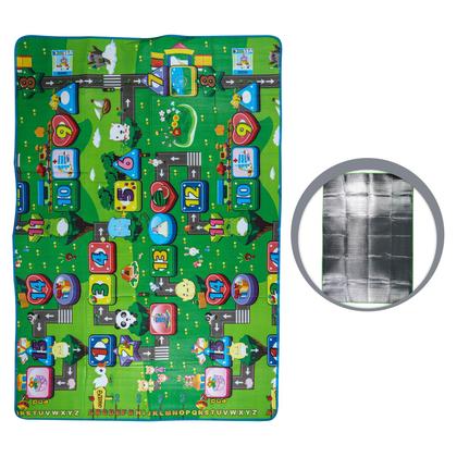 Imagem de Tapete Infantil Grande Para Bebês Crianças 180x120cm Tatame Educativo Dobrável