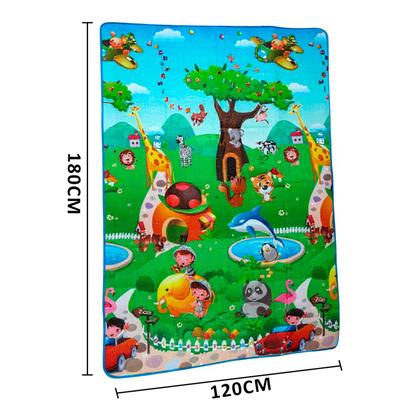 Imagem de Tapete Infantil Grande Para Bebês Crianças 180x120cm Tatame Educativo Dobrável
