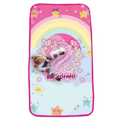Tapete Infantil Rosa Unicórnio 130 x 60 cm Fabricando Ideias - Fabrincando Ideias Imagem de Tapete Infantil Rosa Unicórnio 130 x 60 cm Fabricando Ideias