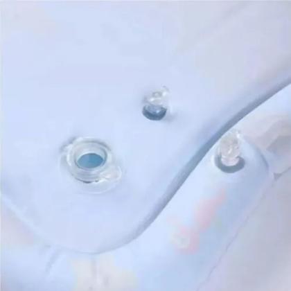 Imagem de Tapete Infantil Tapetinho Tatame Bebê Dupla Face Dobrável + Almofada Água Inflável Recém Nascido Menino Menina