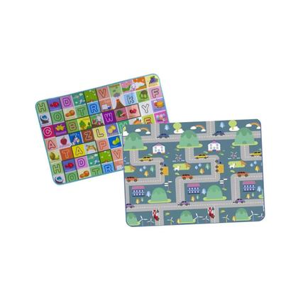 Imagem de Tapete Infantil Tapetinho Tatame Bebê Dupla Face Dobrável + Almofada Água Inflável Recém Nascido Menino Menina