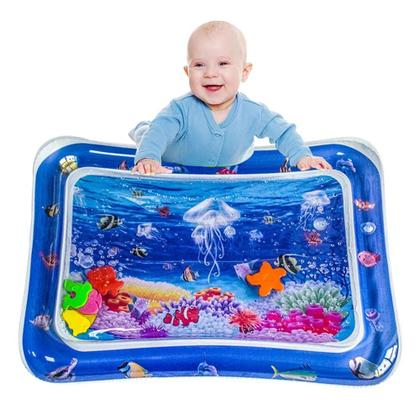 Imagem de Tapete Inflável de Água-Viva para Crianças - Brinquedo de Piscina Infantil