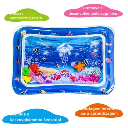 Imagem de Tapete Inflável de Água-Viva para Crianças - Brinquedo de Piscina Infantil