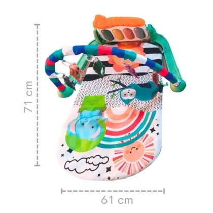 Imagem de Tapete Interativo De Atividades Com Piano Musical Casa - Zippy Toys