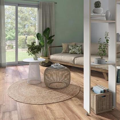 Imagem de Tapete Interno Redondo Liso De Juta 1,5x1,5 Bege - Inspire