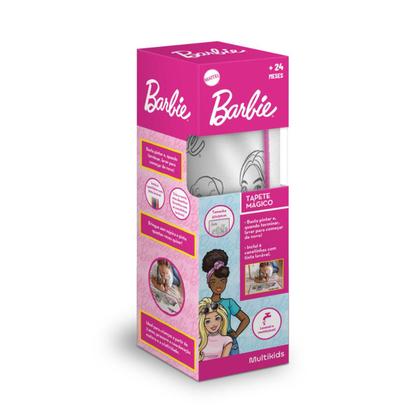 Imagem de Tapete Mágico Barbie para Colorir + 6 Canetas - Diversão