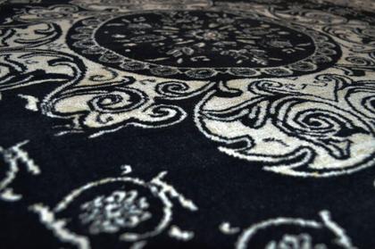 Imagem de Tapete Marbella Rayza Kerman 1,50x2,00m Black/Creme