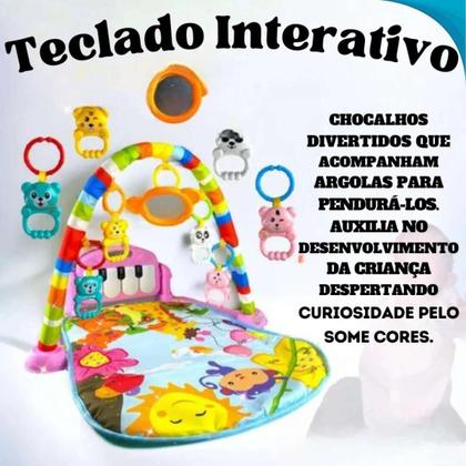 Imagem de Tapete Musical Infantil Piano Com Brinquedos Presente Dia Das Crianças Pronto Estoque