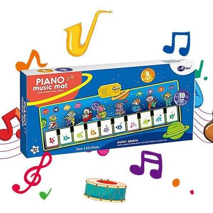 Imagem de Tapete Musical Infantil Piano Music Mat Para Crianças Bebês