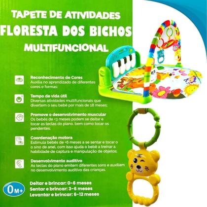 Imagem de Tapete Musical Piano Infantil Presente Para Seu Nenem Envio Relampago