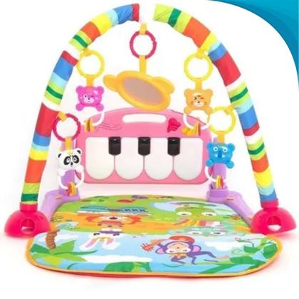 Imagem de Tapete Musical Piano Para Bebe Sons De Animais Presente Para Seu Filho Envio Relampago