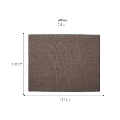 Imagem de Tapete Natural Quadrado Sisal (150x150cm) Marrom