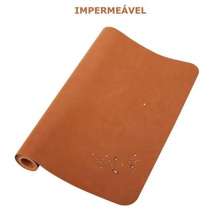 Imagem de Tapete Notebook 120X40 Deskpad Mesa Escritório+ Apoio Copo