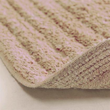 Imagem de Tapete Oval de Algodão para Banheiro Cores 40cm x 60cm