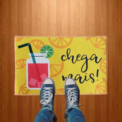 Imagem de Tapete p/Área Externa e Interna Pop, Chega Mais - Jolitex 