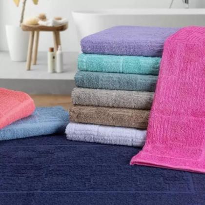 Imagem de Tapete P/ Banheiro Célia 6 Peça 100% Algodão Alta Maciez