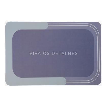 Imagem de Tapete Para Banheiro Antiderrapante Absorvente 58x38cm Viva 