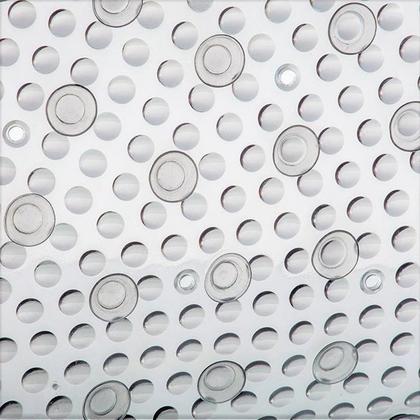 Imagem de Tapete Para Banheiro Box Antiderrapante Retangular Com Ventosa 68X35cm Estilo Moderno - Paramount