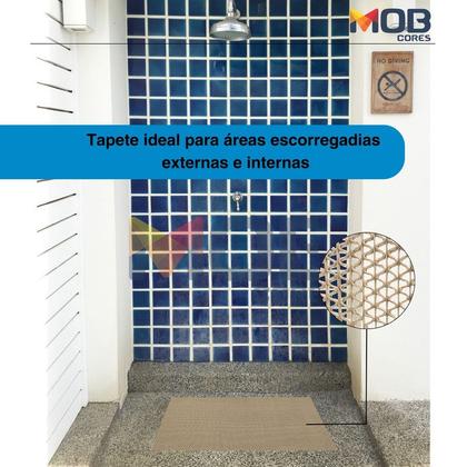 Imagem de Tapete Para Box Banheiro Ducha Grid 5mm 60X40 Antiderrapante