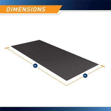 Imagem de Tapete para Exercícios MARCY MAT-365 152 cm Preto em Espuma EVA