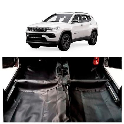 Imagem de Tapete Para Jeep Compass 2017 A 2022 PRETO FOSCO