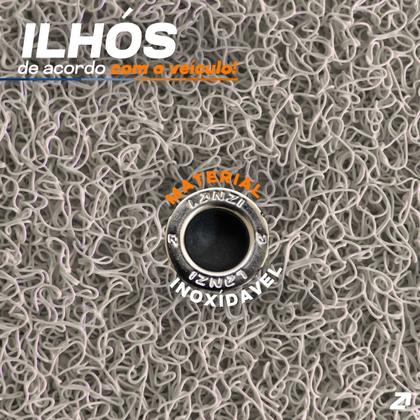 Imagem de Tapete para Nissan Frontier 2008 09 10 11 12 13 2014 15 2016 Attack Borracha Capacho Vinil 12mm Bege