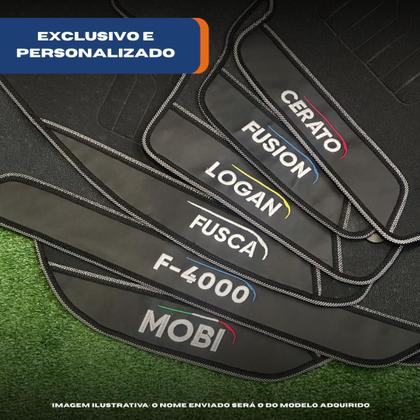 Imagem de Tapete Para Peugeot 208 2013 2014 2015 2016 2017 2018 2019 2020 Borracha Cobertura Traseiro Bordado