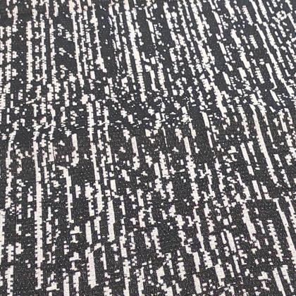 Imagem de Tapete para Quarto Retangular Preto e Branco 135x200cm Antiderrapante Poliéster Odessa