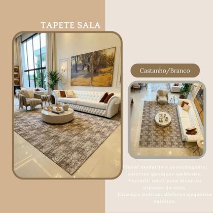 Imagem de Tapete Para Sala 2,00x1,40 Apartamento Consultório Lindo E Moderno