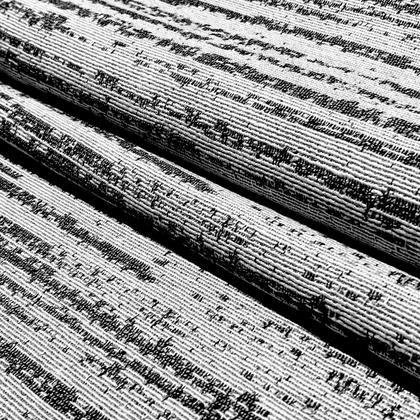 Imagem de Tapete para Sala e Quarto 1,40 x 2,00m Mesclado Rústico Cru Cinza Marrom Preto Minimalista Artesanal com Antiderrapante