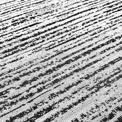 Imagem de Tapete para Sala e Quarto 1,40 x 2,00m Mesclado Rústico Cru Cinza Marrom Preto Minimalista Artesanal com Antiderrapante