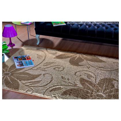 Imagem de Tapete Para Sala Jazz 100 x 150 cm Alto e Baixo Relevo 14 Trigo