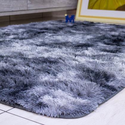 Imagem de tapete para sala , quarto escritorio felpudo, peludo 1,50x2,00 shaggy macio