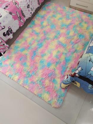 Imagem de tapete para sala , quarto escritorio felpudo, peludo 1,50x2,00 shaggy macio