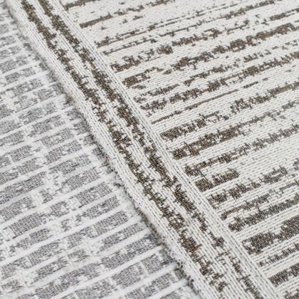 Imagem de Tapete para Sala Quarto Rústico 2,00m x 3,00m Grande Antiderrapante Decoração Boho Bege Mesclado Cru Caramelo Artesanal de Tear Jacquard