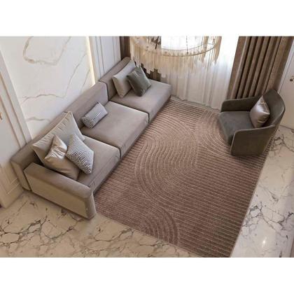 Imagem de Tapete Para Sala Realce Sand 35 Taupe 2,00x2,50m